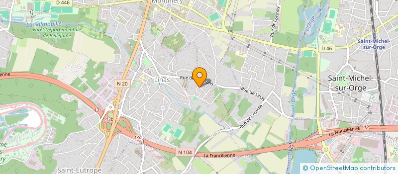 localisation de l'entreprise CRECHES AVENIR à LINAS