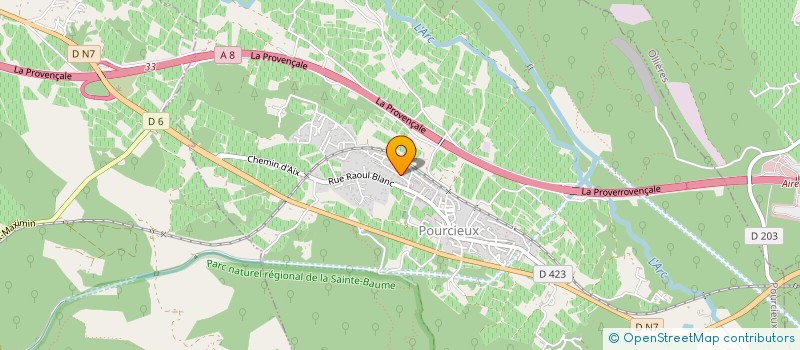 localisation de l'entreprise CRECHES CONSEILS & CREATIONS  POURCIEUX