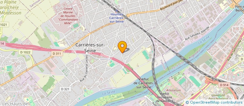 localisation de l'entreprise CRECHES CREATIVES  CARRIERES-SUR-SEINE