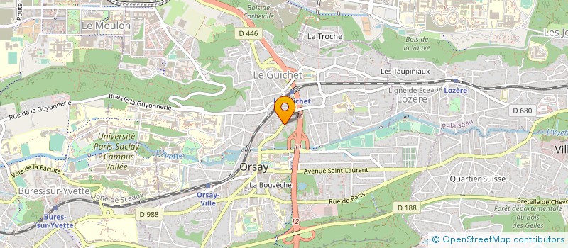 localisation de l'entreprise CRECHES DE L'ORGE à ORSAY