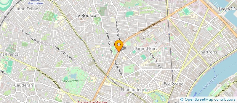 localisation de l'entreprise CRECHES ET DEVELOPPEMENTS  LE BOUSCAT