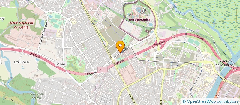 localisation de l'entreprise CRECHES EXPANSION ANGERS NORD à ANGERS
