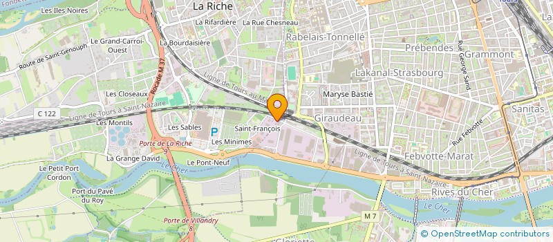 localisation de l'entreprise CRECHES EXPANSION LA RICHE à LA RICHE