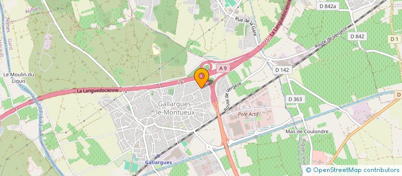 localisation de l'entreprise CRECHES EXPANSION SAINT LAURENT D'AIGOUZE  GALLARGUES-LE-MONTUEUX