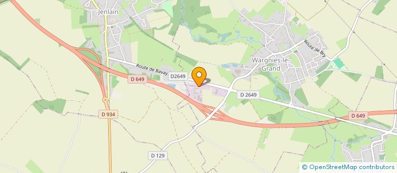 localisation de l'entreprise CRECHES EXPANSION WARGNIES LE GRAND  WARGNIES-LE-GRAND