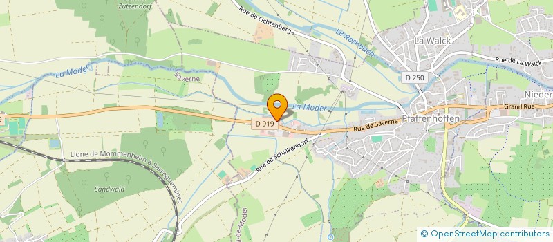 localisation de l'entreprise CRECHES RORET  VAL-DE-MODER