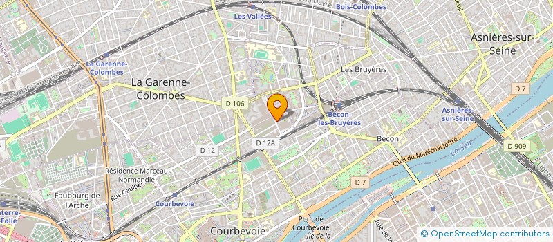 localisation de l'entreprise CRECHES TOUT PETIT MONDE à COURBEVOIE