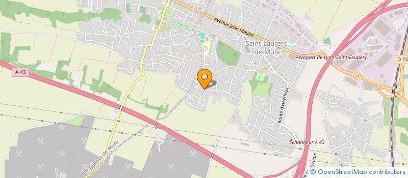 localisation de l'entreprise CRECHIMMO  SAINT-LAURENT-DE-MURE