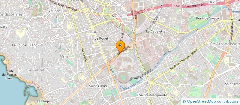 localisation de l'entreprise CRECI CONCEPT RESTAURATION à MARSEILLE