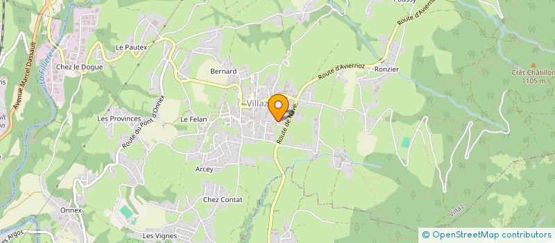 localisation de l'entreprise CRECIM IMMO  VILLAZ