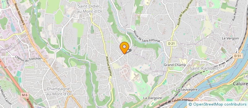 localisation de l'entreprise CRECY  SAINT-DIDIER-AU-MONT-D OR