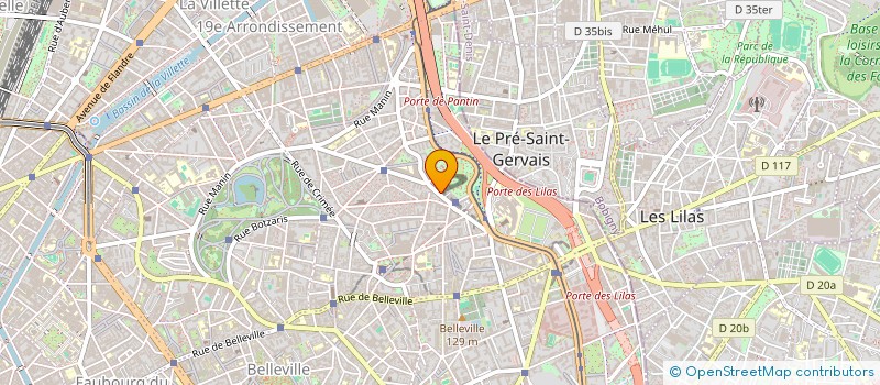 localisation de l'entreprise CRECY PALETTES  PARIS