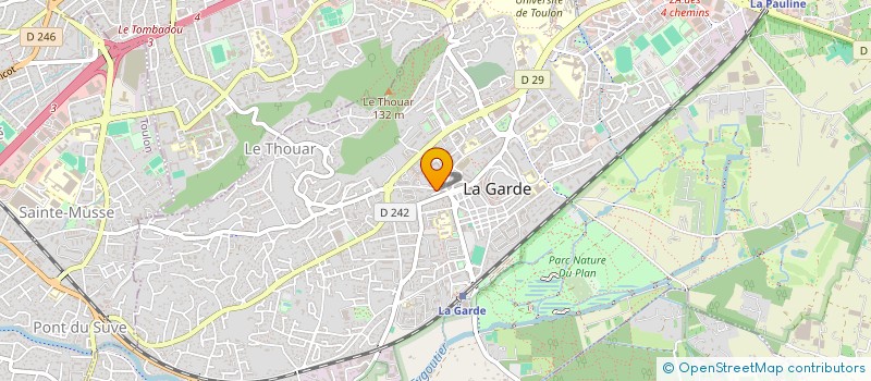 localisation de l'entreprise CREDAB à LA GARDE