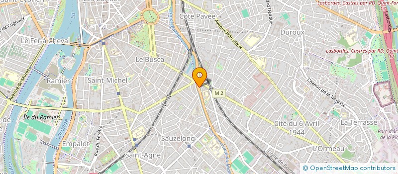 localisation de l'entreprise CREDER-TEAM à TOULOUSE