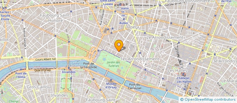 localisation de l'entreprise CREDEY & ASSOCIES  PARIS