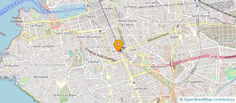 localisation de l'entreprise CREDICITY HOLDING à MARSEILLE