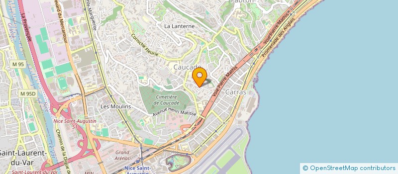 localisation de l'entreprise CREDICOURTAGE à NICE