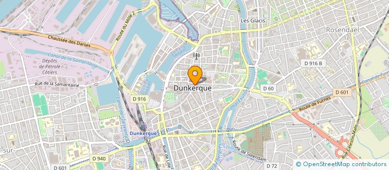 localisation de l'entreprise CREDIFI à DUNKERQUE