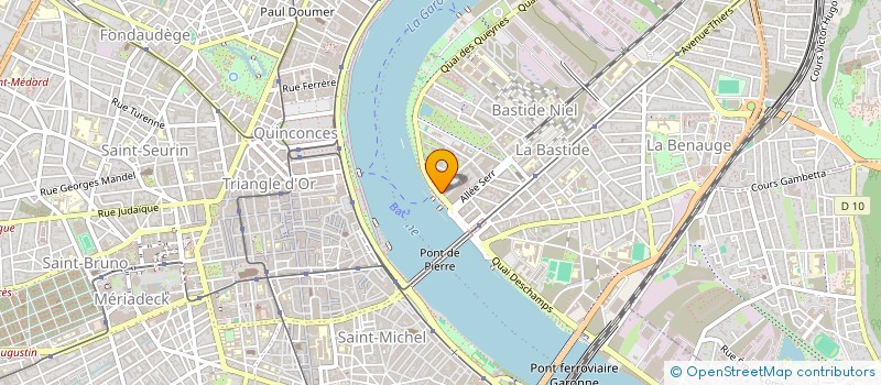 localisation de l'entreprise CREDIMAR IMMOBILIER  BORDEAUX