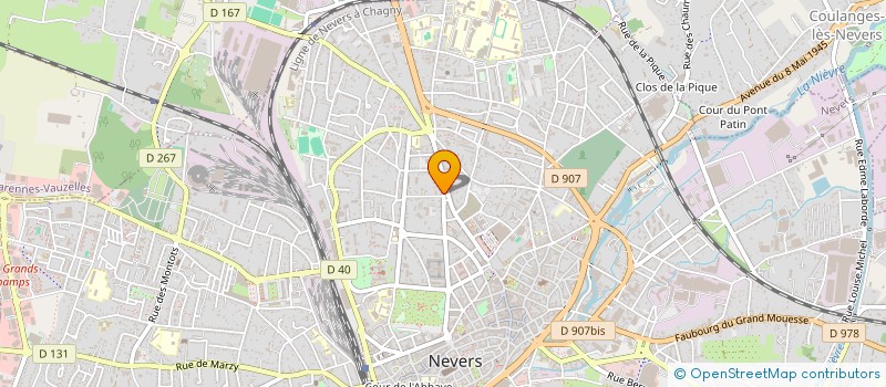localisation de l'entreprise CREDIMO à NEVERS
