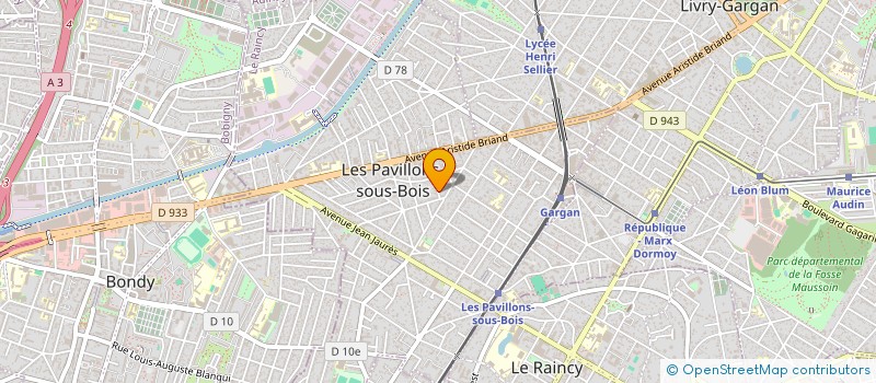 localisation de l'entreprise CREDIMO à LES PAVILLONS-SOUS-BOIS