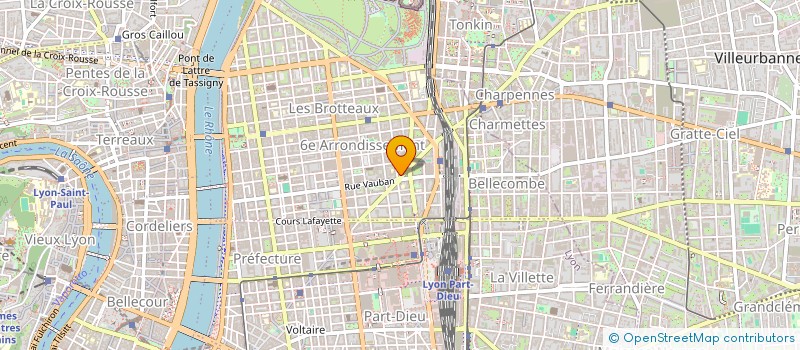 localisation de l'entreprise CREDIPRO FRANCE à LYON
