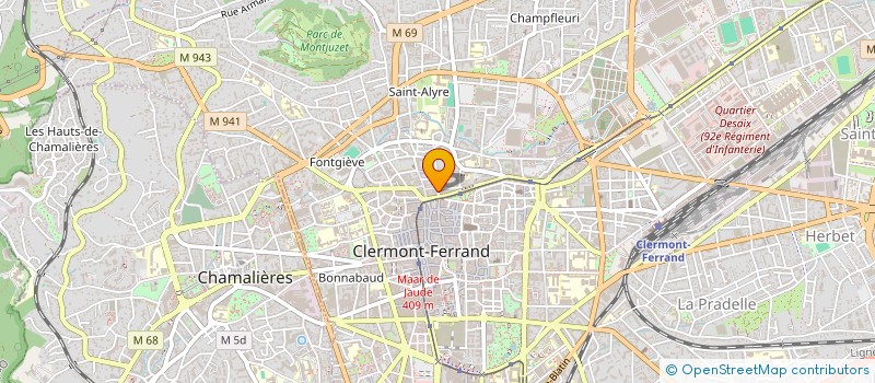 localisation de l'entreprise CREDIS  CLERMONT-FERRAND