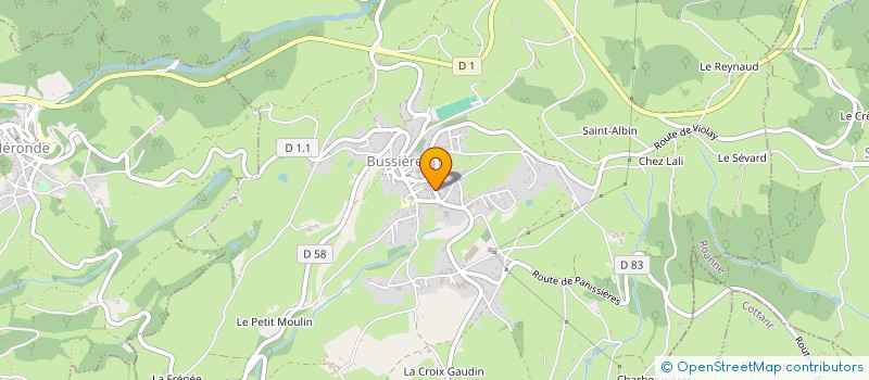 localisation de l'entreprise CREDIT AGRICOLE CAISSE LOCALE BALBIGNY  BALBIGNY