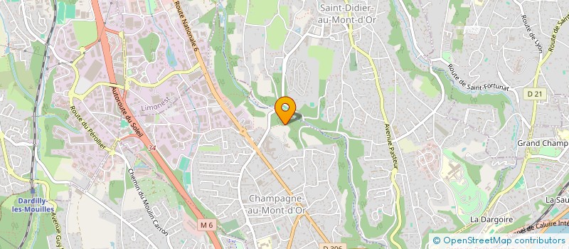 localisation de l'entreprise CREDIT AGRICOLE CAPITAL PME  CHAMPAGNE-AU-MONT-D OR