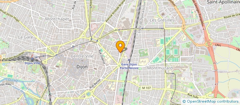 localisation de l'entreprise CREDIT AGRICOLE CHAMPAGNE BOURGOGNE HABITAT à DIJON