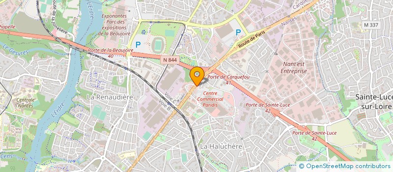 localisation de l'entreprise CREDIT AGRICOLE DE BOUVRON à NANTES
