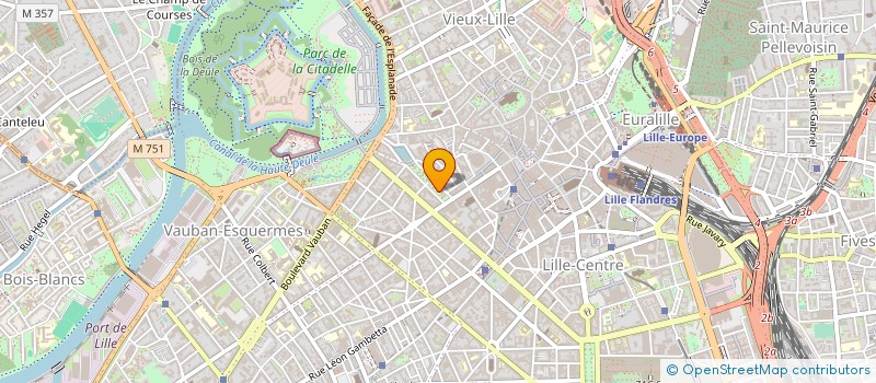 localisation de l'entreprise CREDIT AGRICOLE DU NORD à LILLE