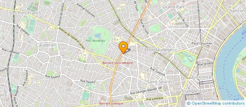 localisation de l'entreprise CREDIT AGRICOLE MUTUEL  BORDEAUX