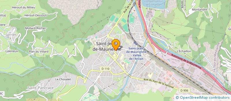 localisation de l'entreprise CREDIT AGRICOLE SAINT JEAN DE MAURIENNE  SAINT-JEAN-DE-MAURIENNE