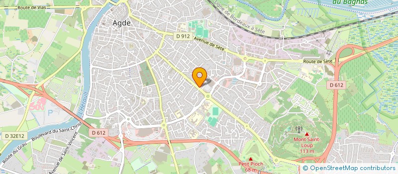 localisation de l'entreprise CREDIT AVENUE à AGDE