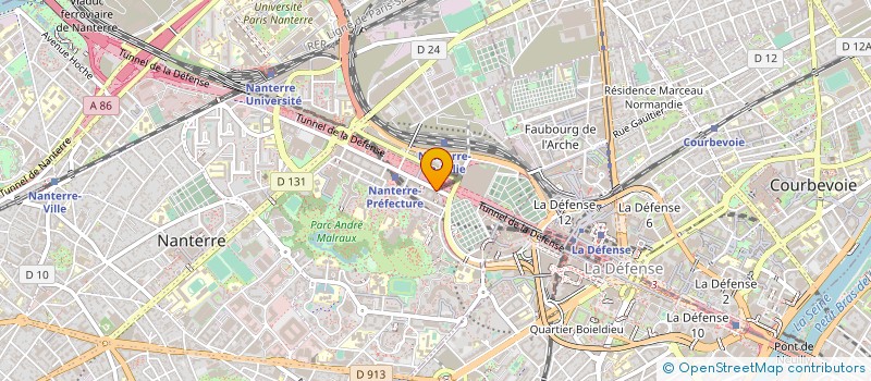 localisation de l'entreprise CREDIT COOPERATIF à NANTERRE
