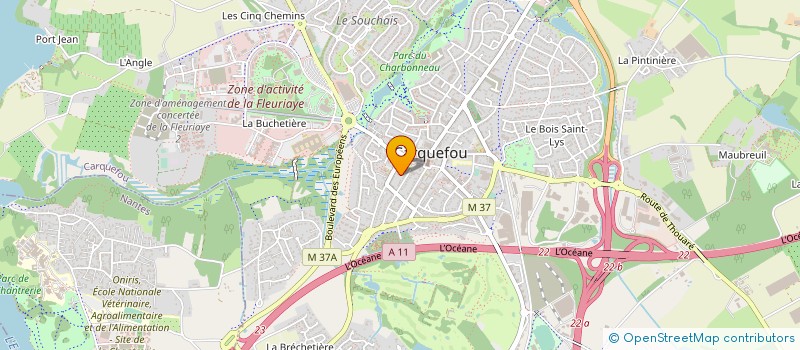 localisation de l'entreprise CREDIT COURTIER DE FRANCE à ORVAULT