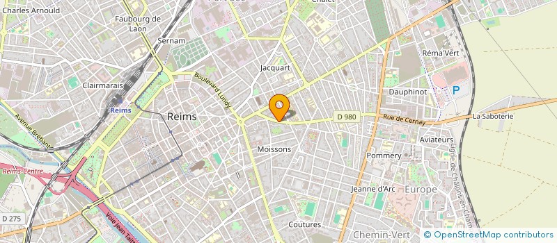 localisation de l'entreprise CREDIT ET ASSURANCE IMMOBILIERE DES SACRES  REIMS