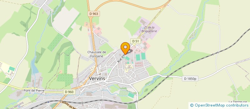 localisation de l'entreprise CREDIT-FINANCE-THIERACHE  VERVINS