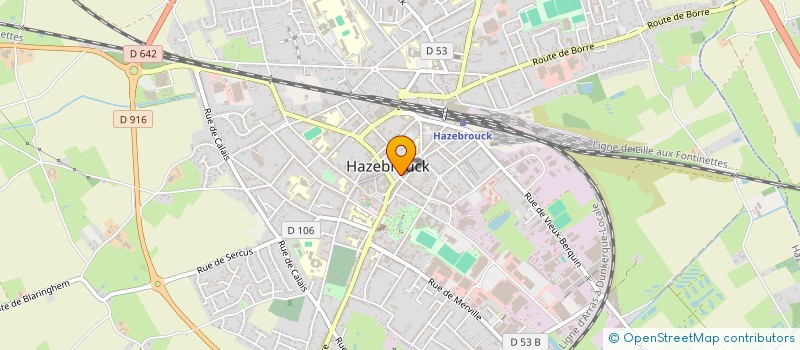 localisation de l'entreprise CREDIT IMMOBILIER D HAZEBROUCK à HAZEBROUCK