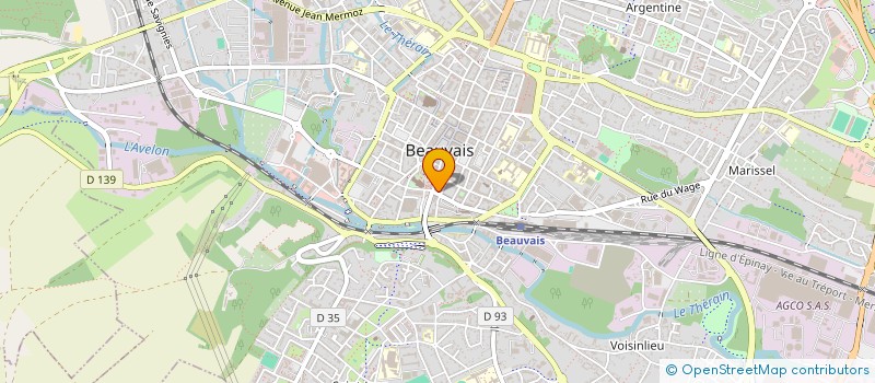 localisation de l'entreprise CREDIT IMMOBILIER DE FRANCE 60 à BEAUVAIS