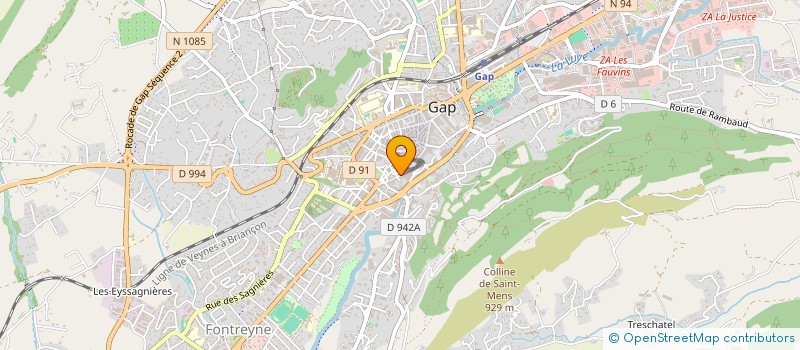 localisation de l'entreprise CREDIT IMMOBILIER DES H A à GAP