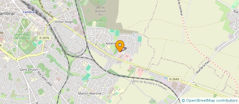 localisation de l'entreprise CREDIT IMMOBILIER DU CAMBRESIS à CAMBRAI