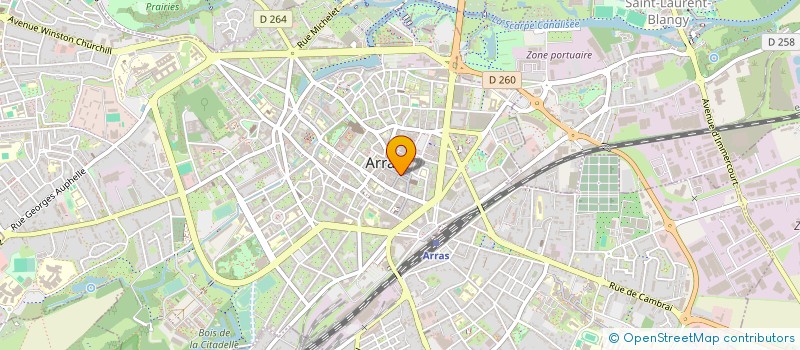 localisation de l'entreprise CREDIT IMMOBILIER DU P D C  ARRAS
