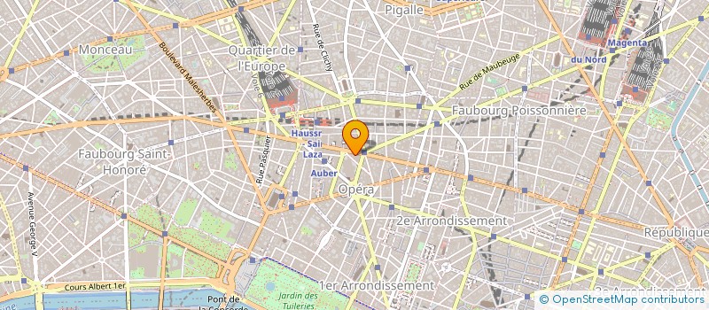 localisation de l'entreprise CREDIT IMMOBILIER GENERAL à PARIS