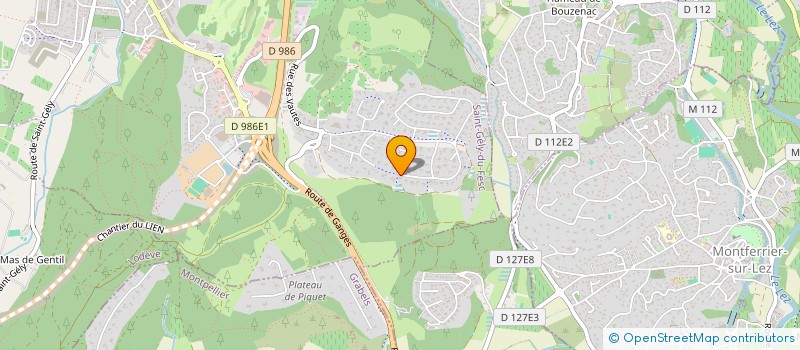 localisation de l'entreprise CREDIT IMMOBILIER OCEAN à SAINT-GELY-DU-FESC