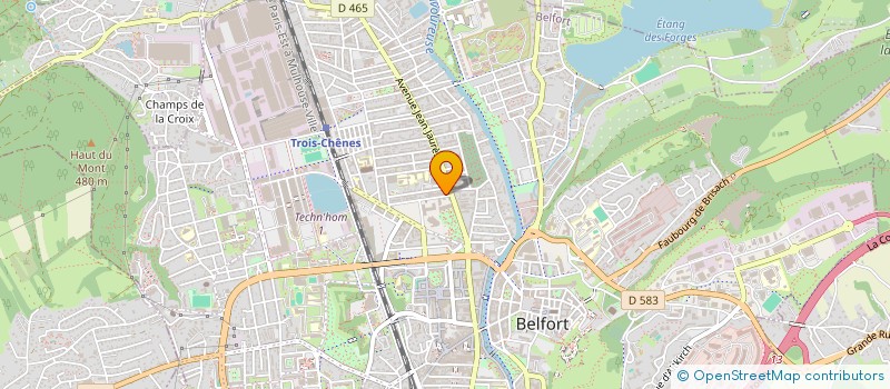 localisation de l'entreprise CREDIT IMMOBILIER TRE BELFORT à BELFORT