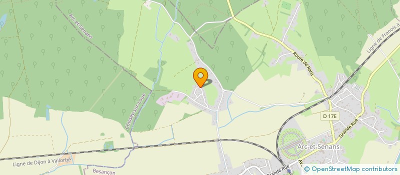 localisation de l'entreprise CREDIT LOG  ARC-ET-SENANS