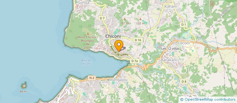 localisation de l'entreprise CREDIT MAYOTTE à CHICONI
