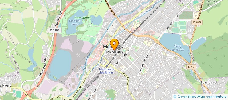 localisation de l'entreprise CREDIT MUTUEL à MONTCEAU-LES-MINES